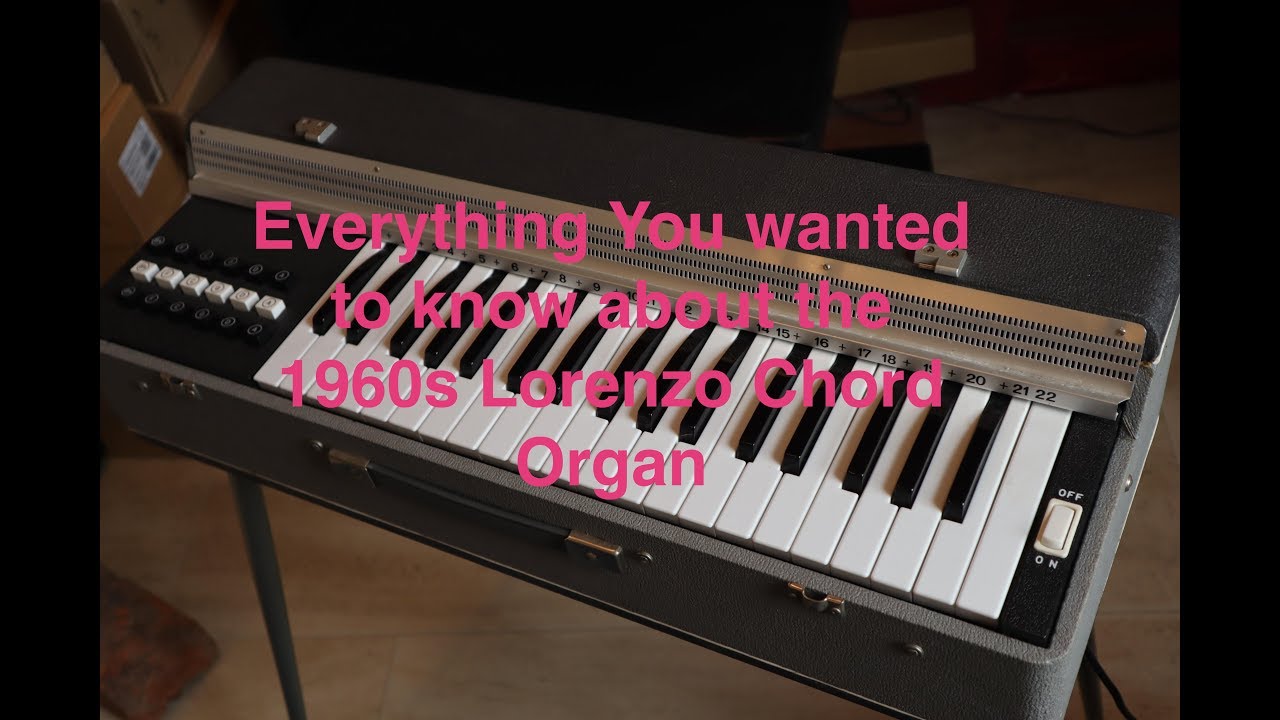 The Amazing Vintage Lorenzo Chord Organ from the 1960s