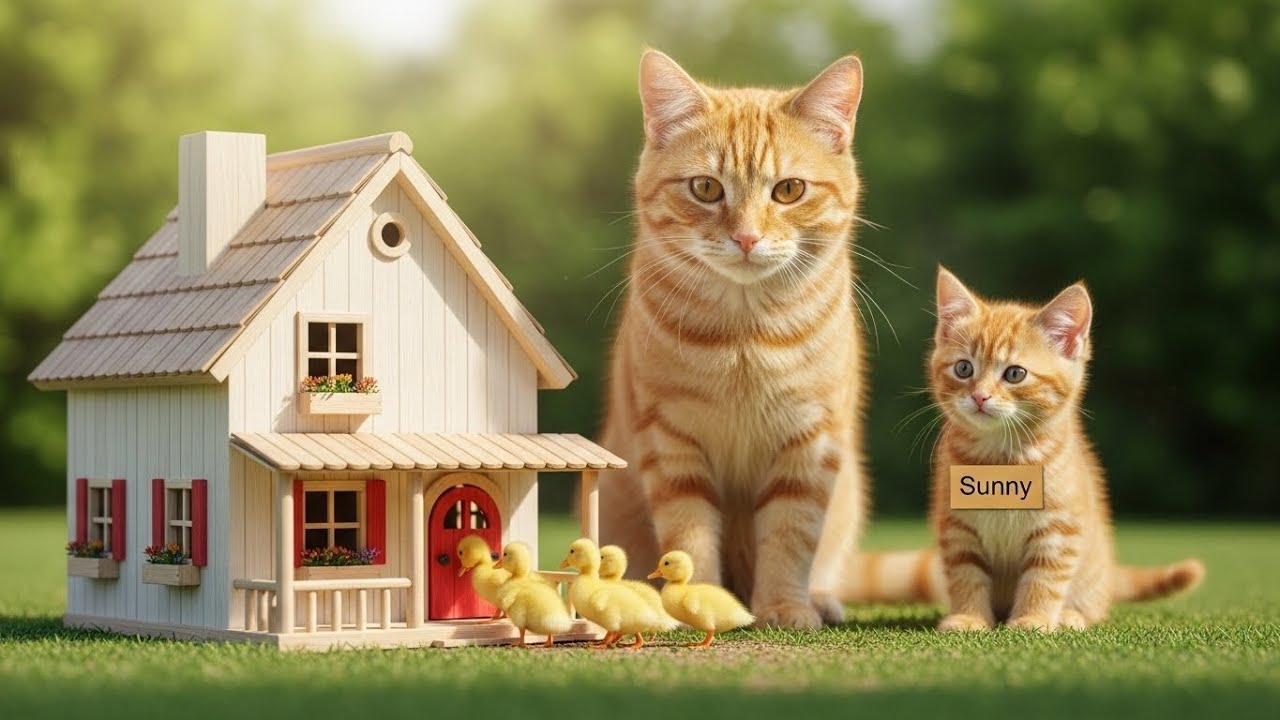 Mama Orange & Baby Sunny – A Heart Touching Miniature Cat Story