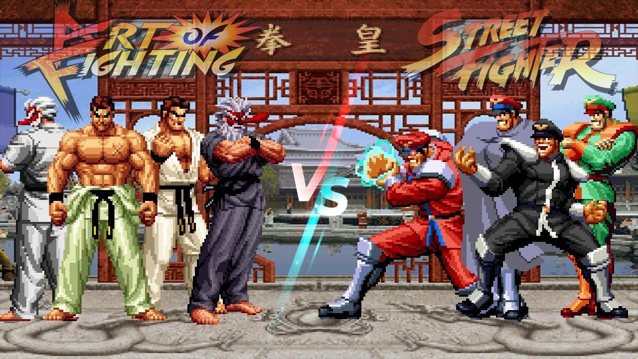 Takuma Sakazaki Team vs M Bison Team [Kof2002 Mugen]