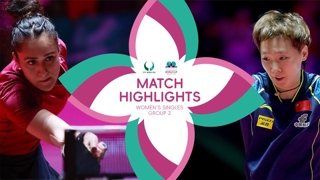 Wang Manyu vs Manika Batra | WS Group 2 | ITTF Men's and Women's World Cup Macao 2024
