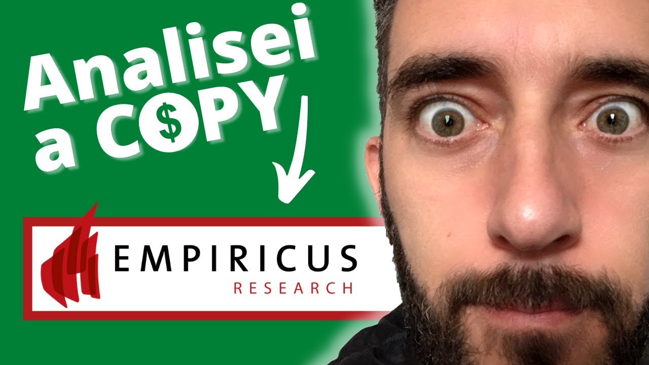 Analisei a Copy Milionária da Empiricus!