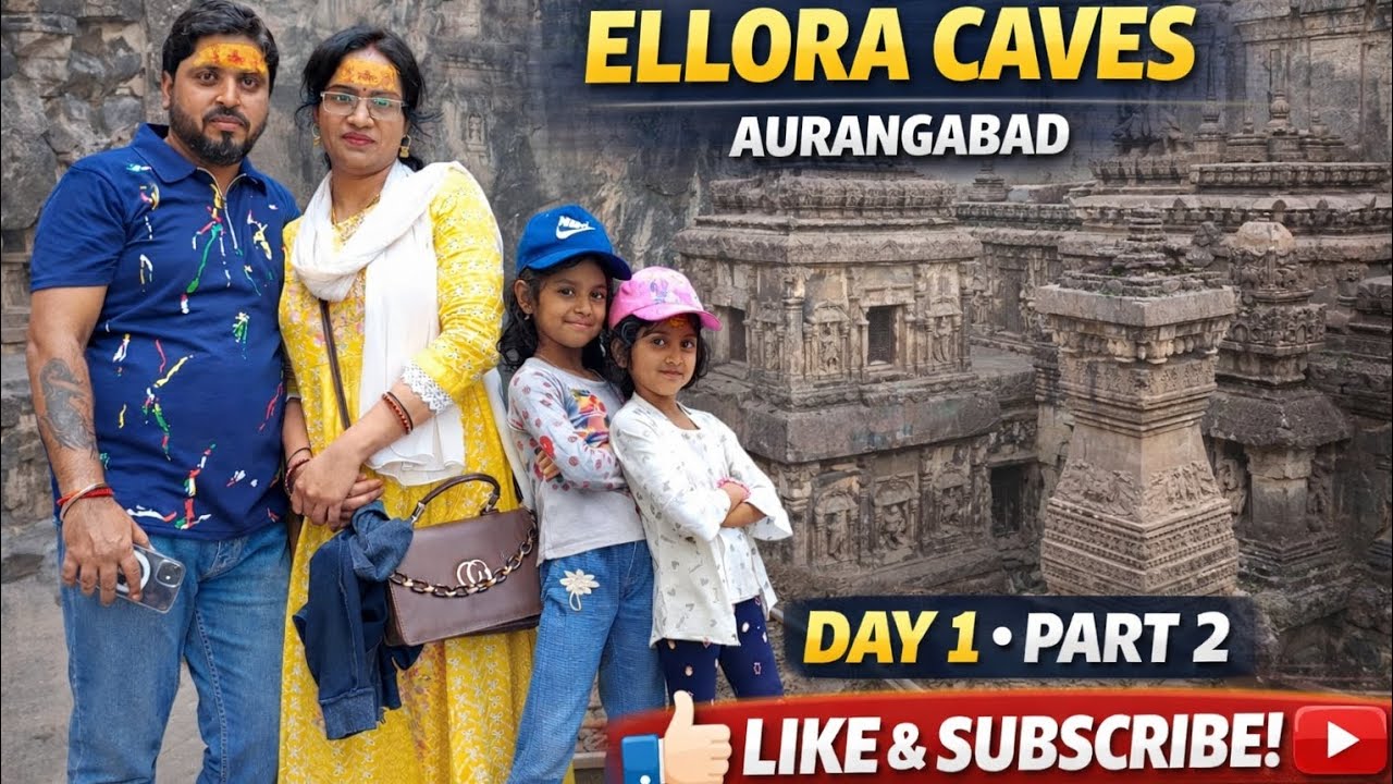 ELLORA CAVES (Aurangabad) ||Day 1 Part 2 || LIKE & SUBSCRIBE👍....