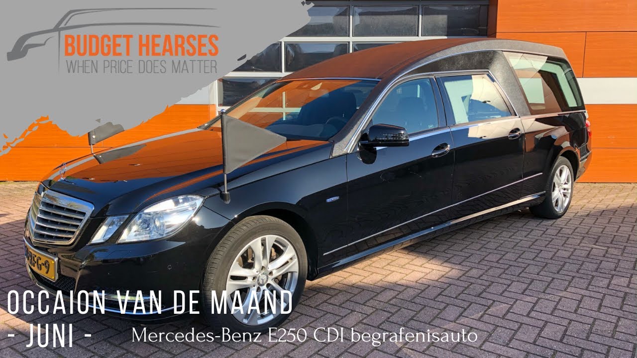 Budget Hearses 'Occasion van de maand' Juni 2020 Mercedes-Benz E-klasse begrafeniswagen