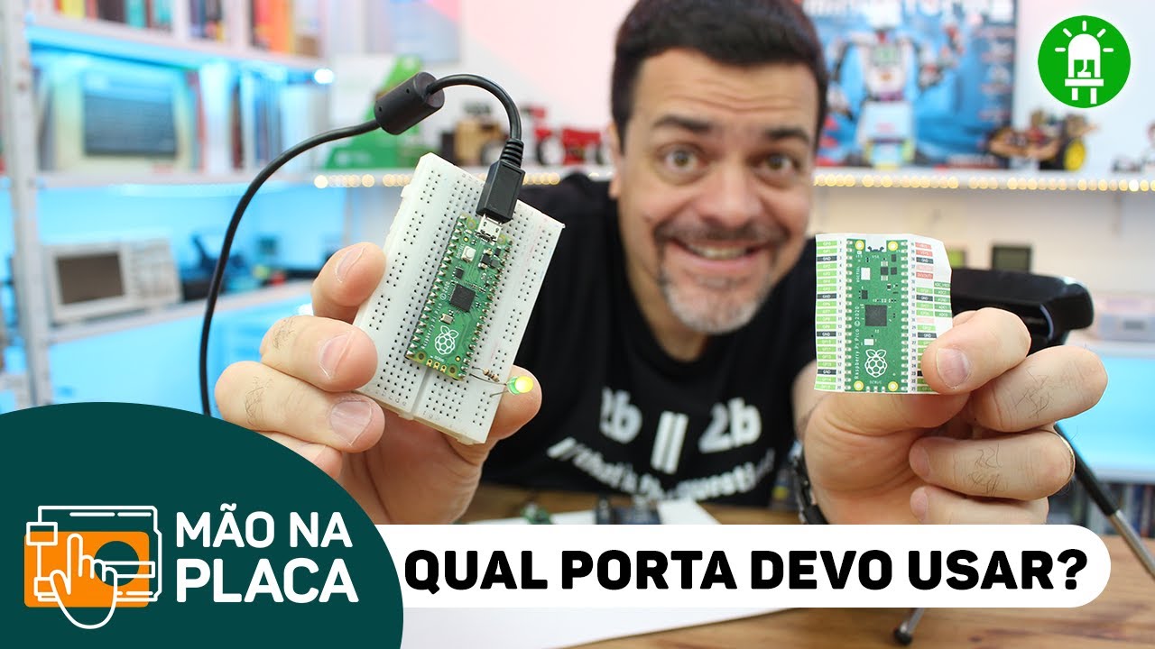 Como Saber o Número das Portas do Raspberry Pico? #MãoNaPlaca