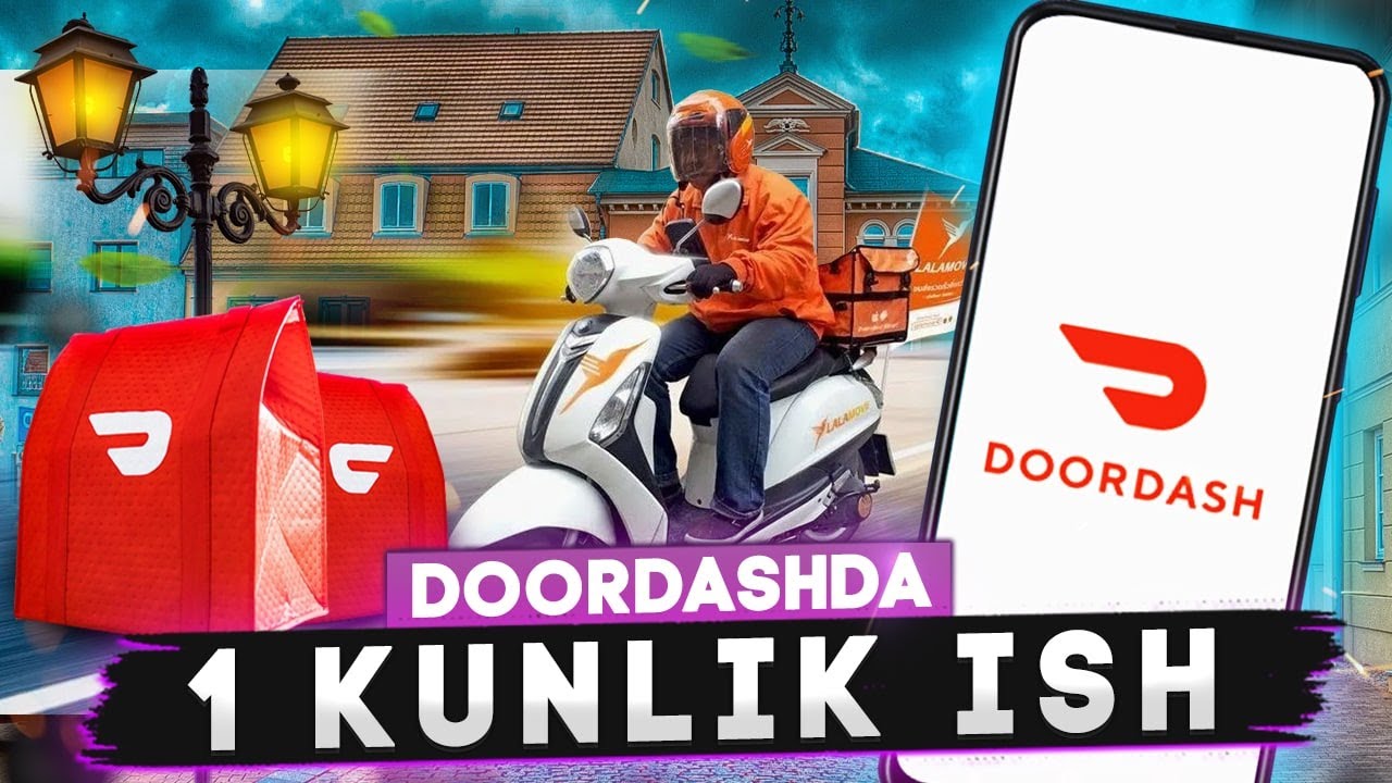 Doordash da 3 soatda 50$ pul ishlash