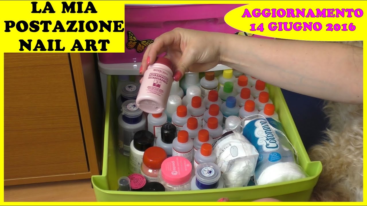 La mia Postazione di Nail Art aggiornata al 14 Giugno 2016 By Nika