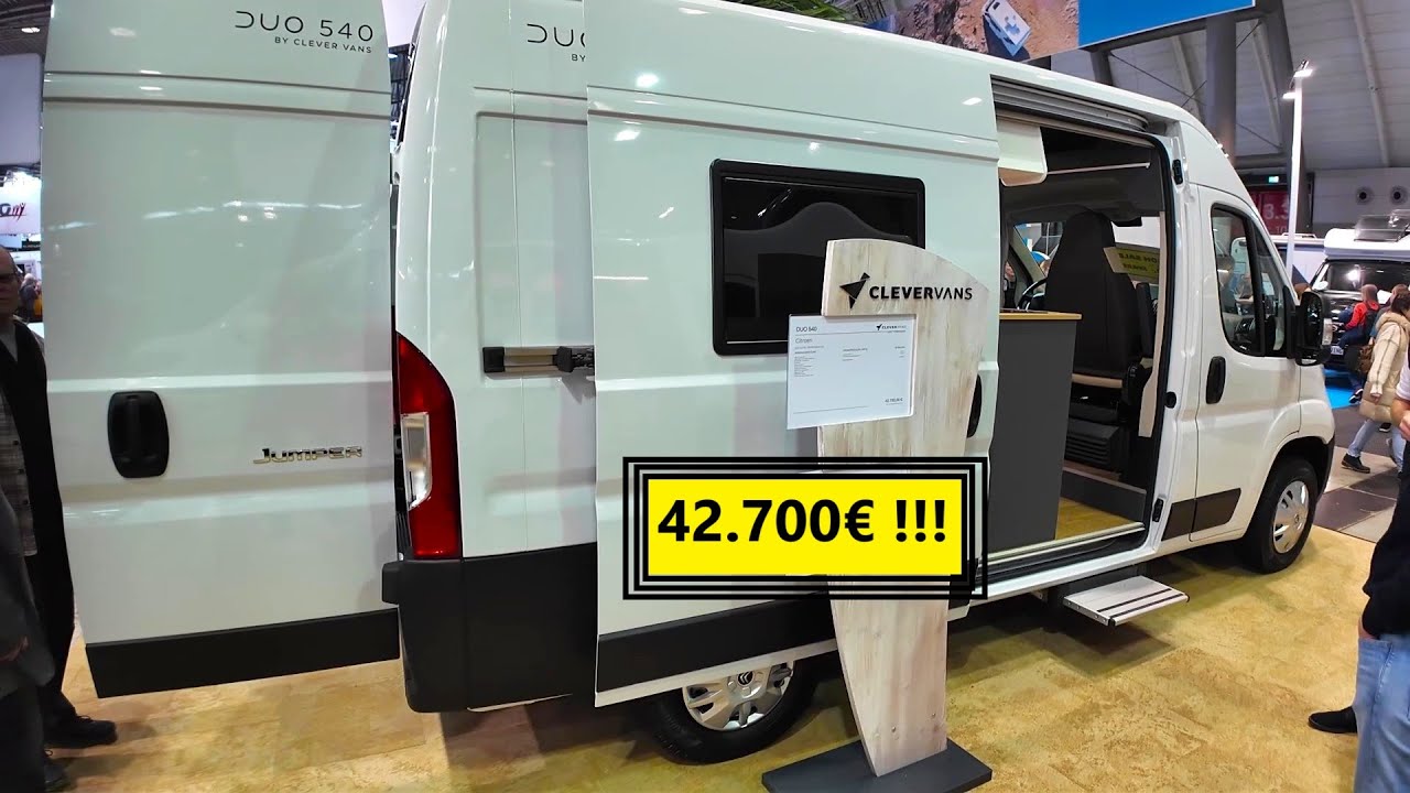 Best price campervan with 42.700&euro; !!! - CLEVERVANS DUO 540