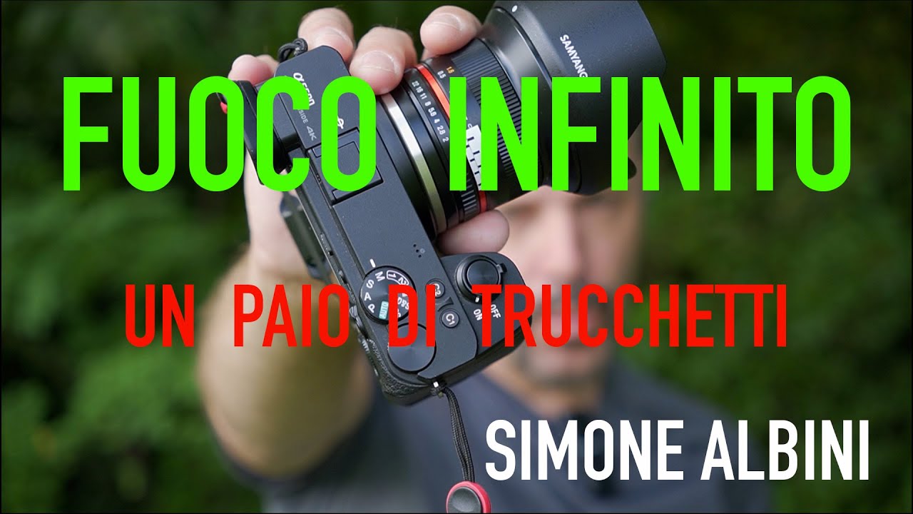 MESSA A FUOCO MANUALE A INFINITO CON FOTOCAMERE SONY - un paio di trucchi