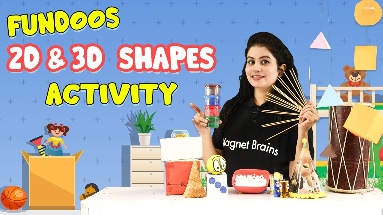 2D and 3D Shapes Activity | Basic Shapes Activities | Maths Activity