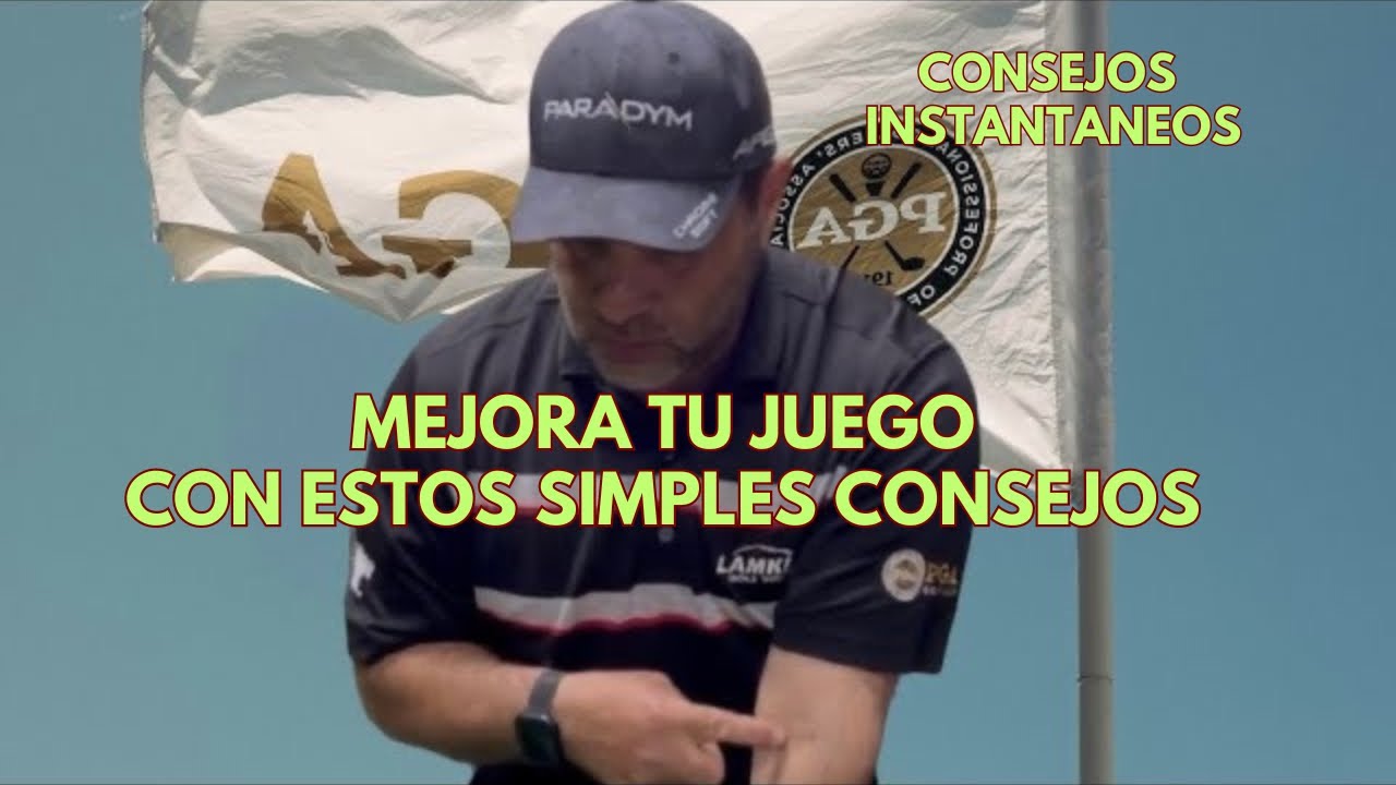 Mejora tu golf con estos conceptos en tu próxima práctica. (Ver descripción)