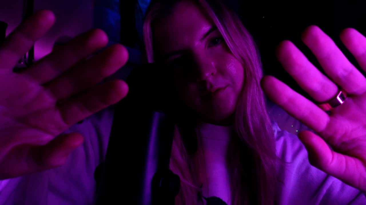 ASMR | Positive Affirmations for Sleep and Relaxation *up close whispers and hand movements*