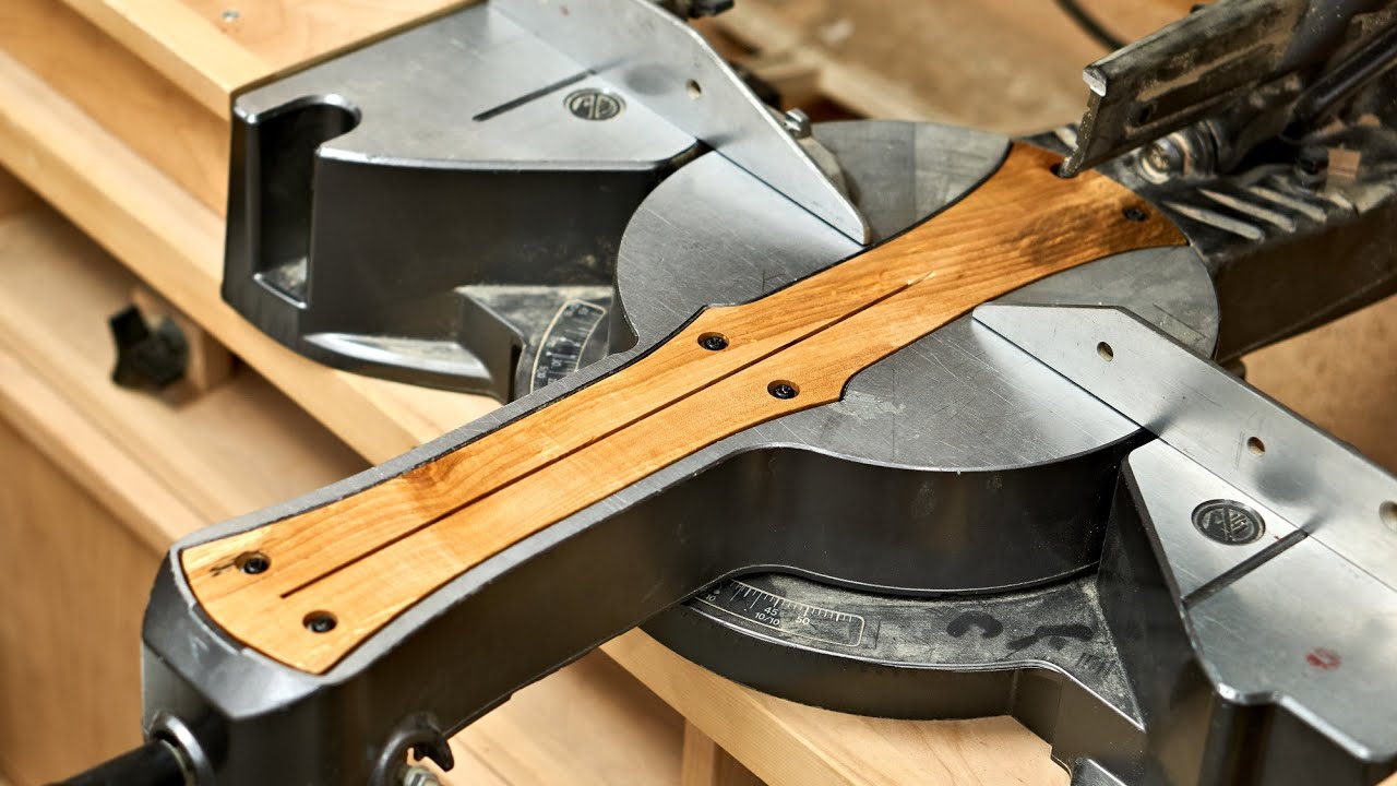 Making A Miter Saw Insert - Woodworking - Workshop
