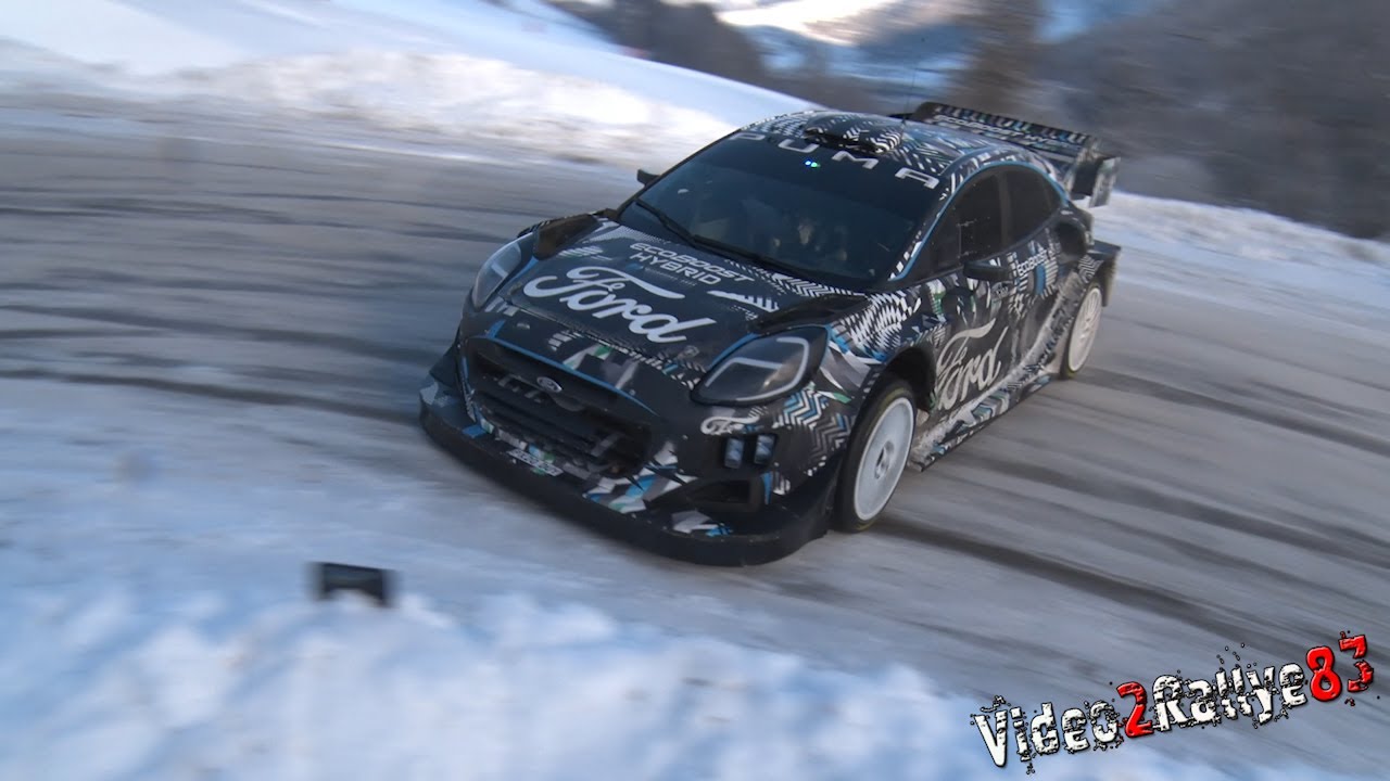 Test Monte Carlo 2022 | Fourmaux Adrien | Ford Puma Rally1 Hybrid
