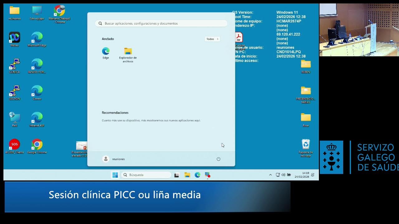 Sesión clínica PICC ou liña media