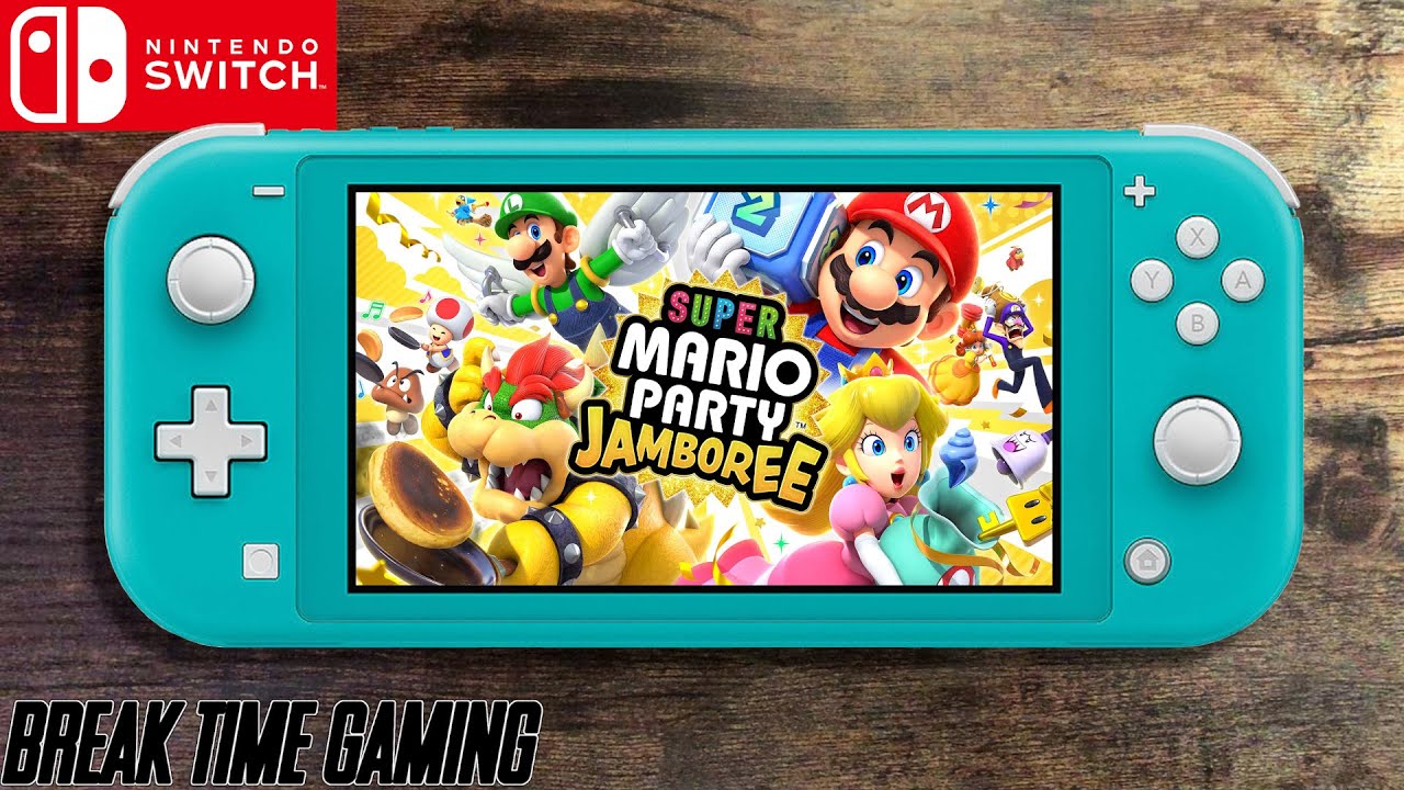 Super Mario Party Jamboree Nintendo Switch Lite Gameplay (Turquoise)