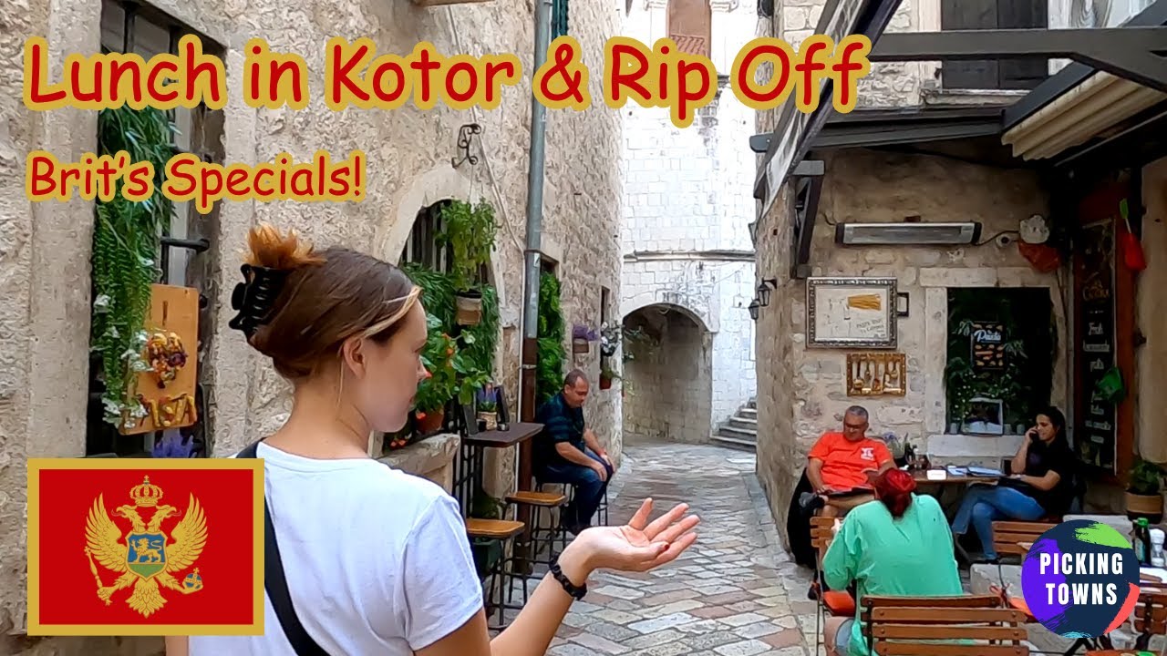 Lunch in Kotor Old City & Rip Off | Brit's Specials | Kotor, Montenegro