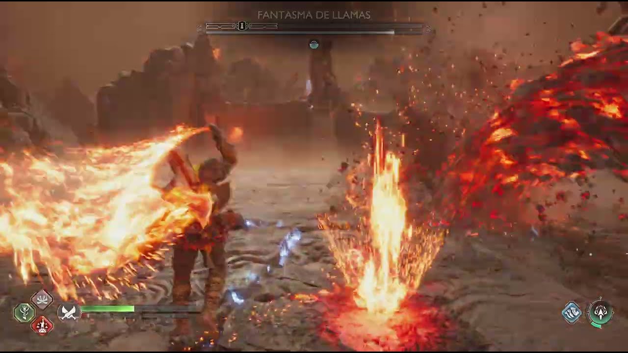 Kratos vs Desafío Fantasma God of War Ragnarök Crisol 2/6