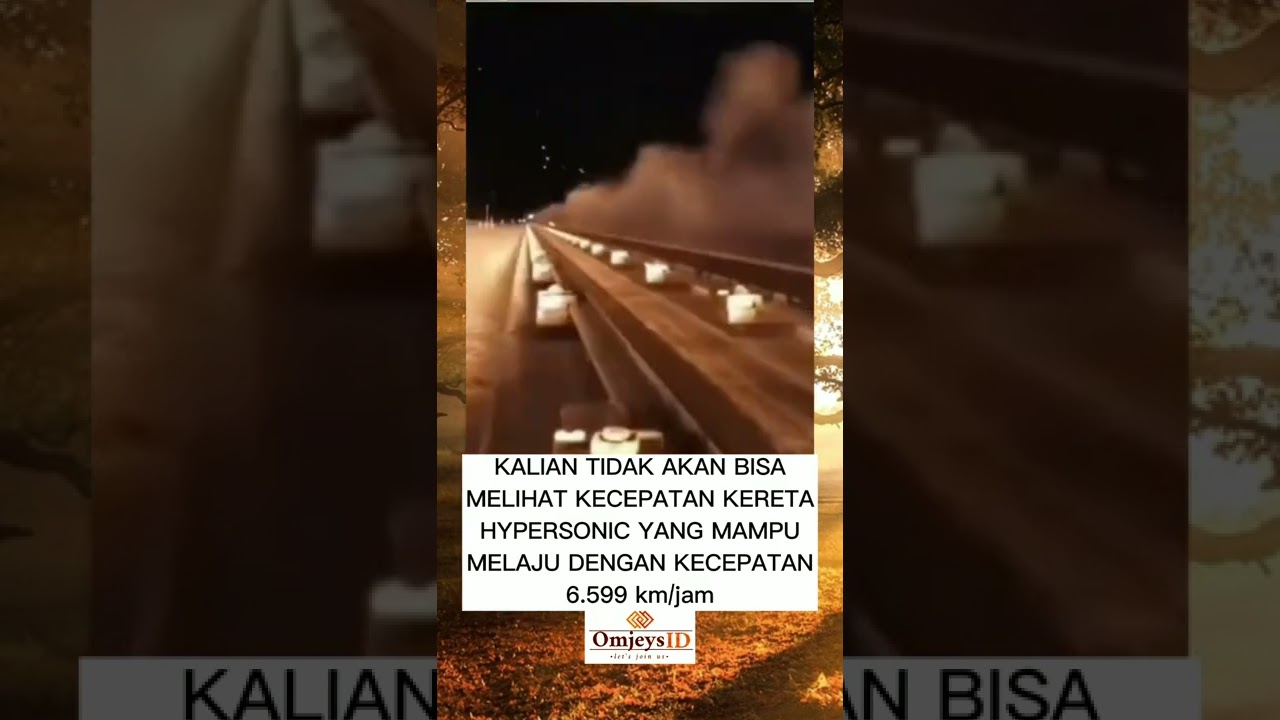 KECEPATAN KERETA HYPERSONIC || Omjeys ID #shorts #shorts #viral #trandingshorts