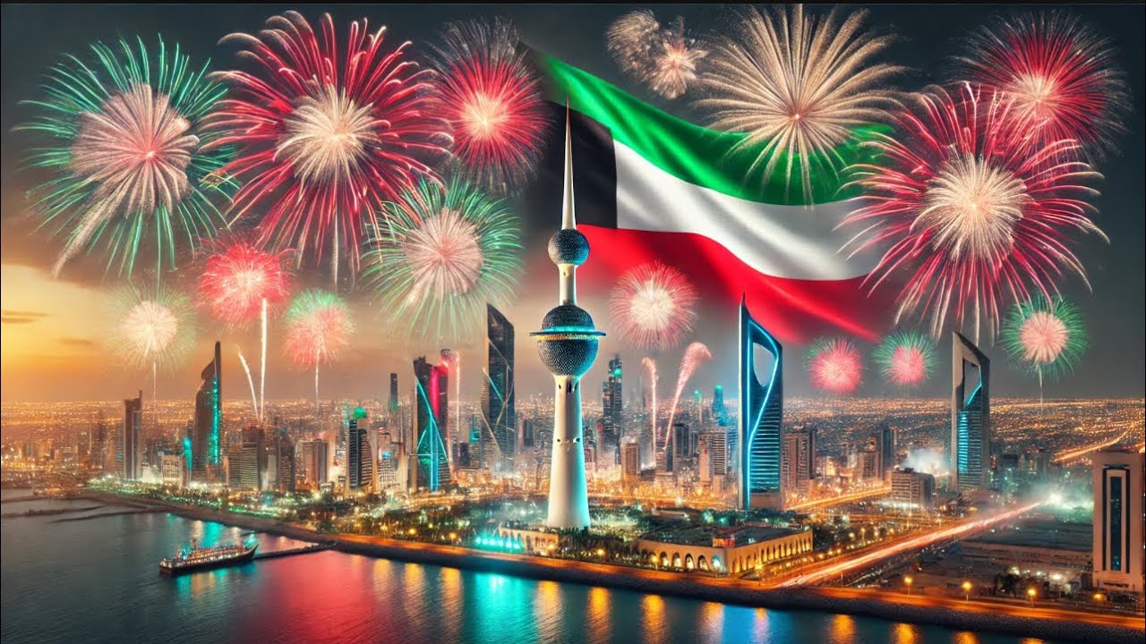 Kuwait National Day Celebration 2023 4K| Kuwait 🇰🇼 National Day Song | Happy Kuwait National Day