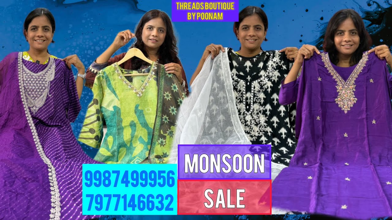 Festive collection, Beautiful cottons , with big sizes only at Threads Boutiqueby Poonam