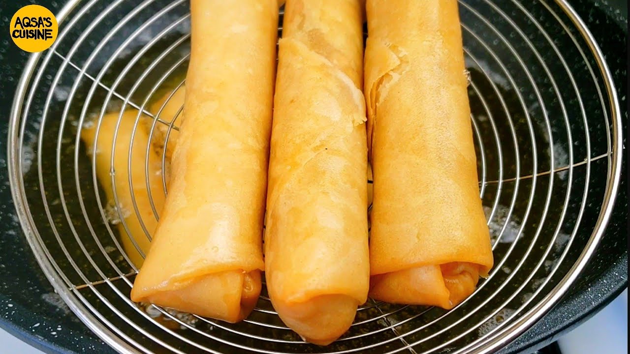 Vegetable Spring Rolls Recipe | Crispy Vegetable rolls | Make & Freeze | Ramadan Special Easy Snack