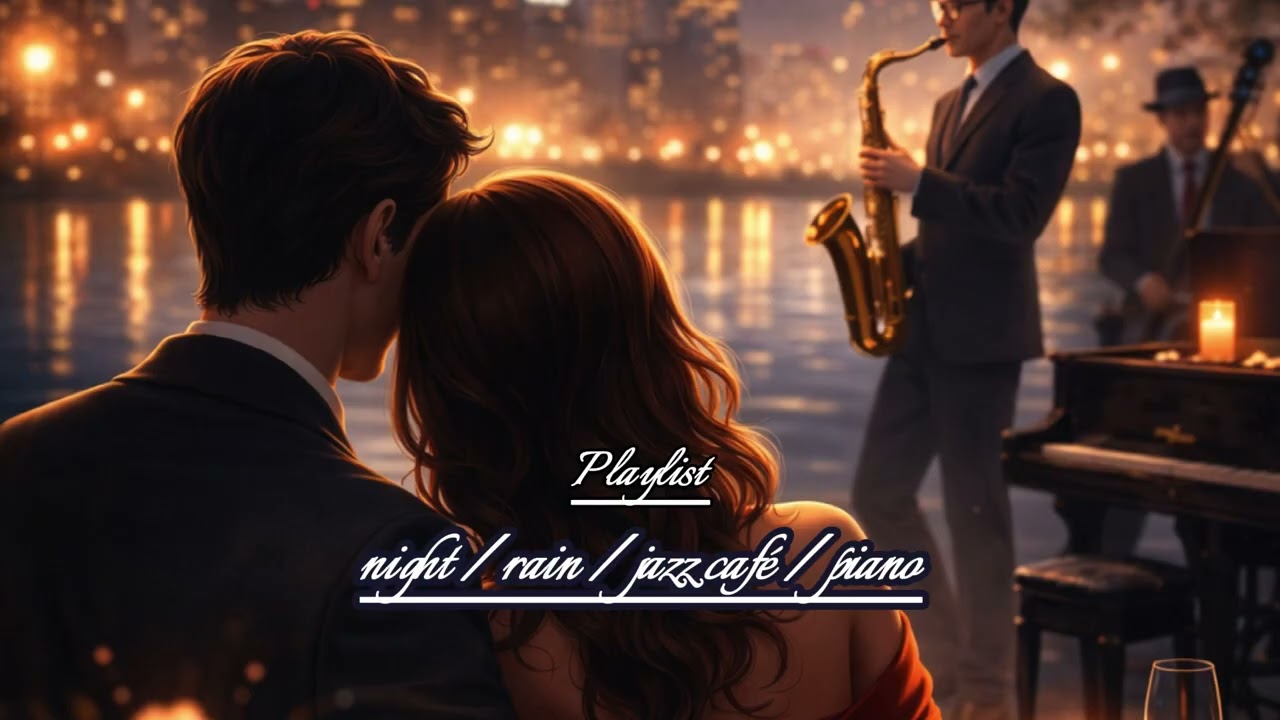 Playlist night  rain  jazz café  piano / jazz / melody / love / emotionnel / Sarah songs  channel