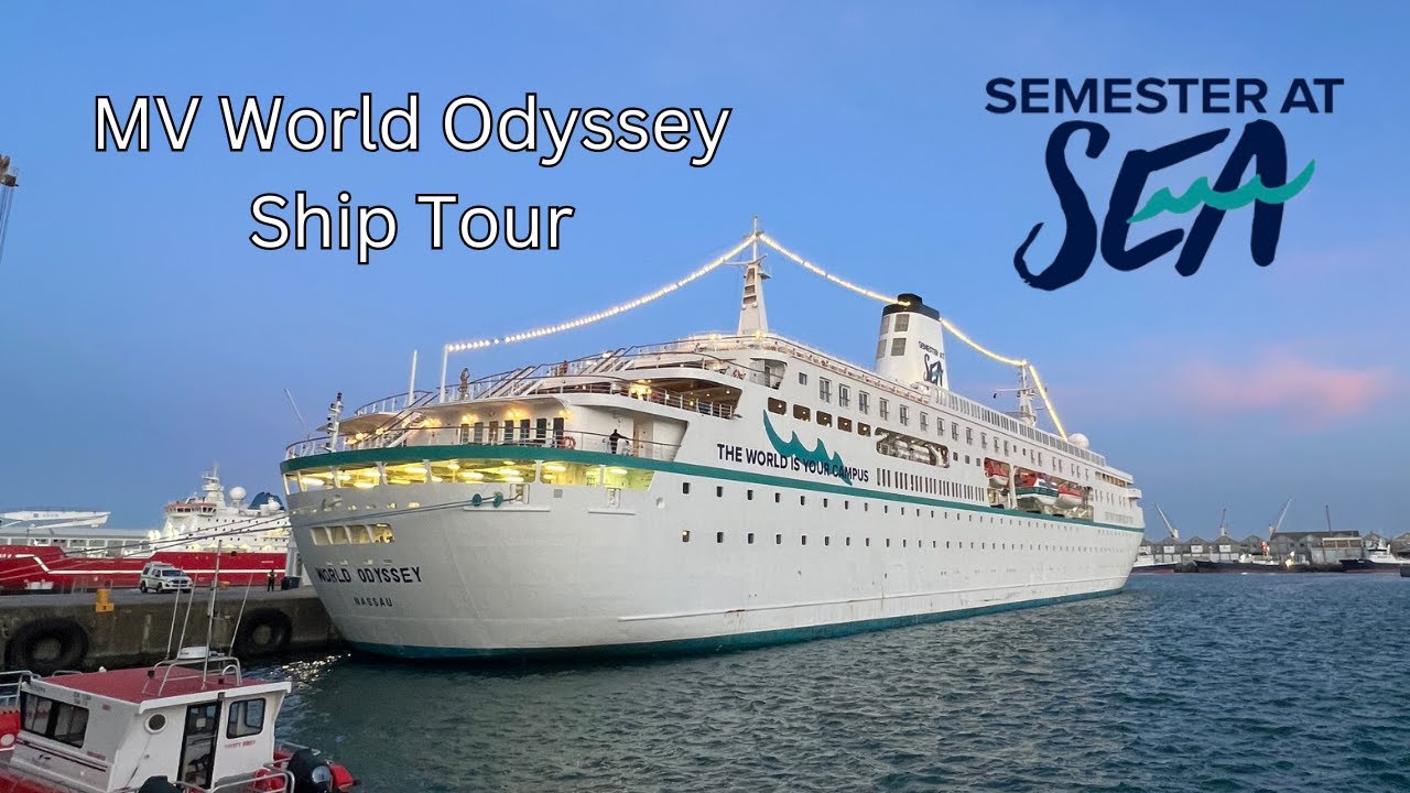 MV World Odyssey Ship Tour!!