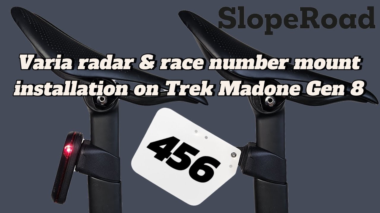Sloperoad Varia & Race Number Mounts | Clean Setup on Trek Madone Gen 8
