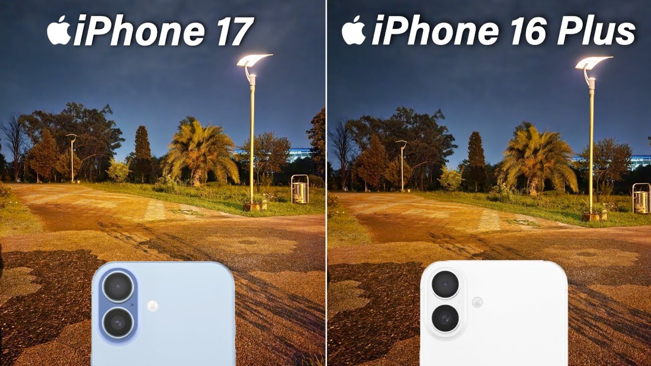 Сравнение тестов камер iPhone 17 и iPhone 16 Plus