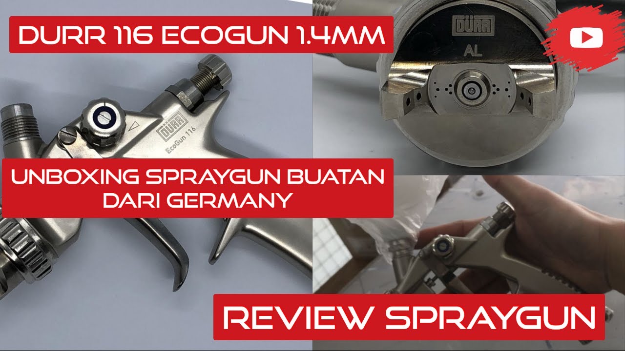 Review Spraygun Durr Ecogun 116 1.4mm