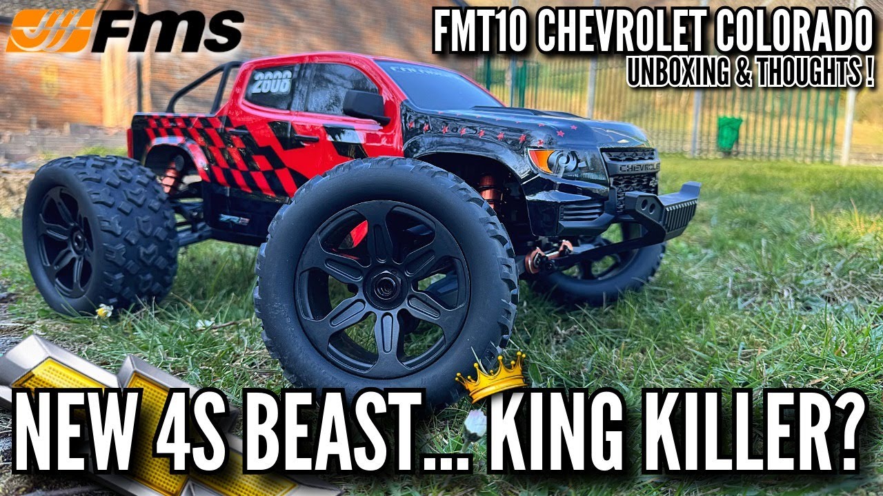 FMS FMT10 Chevrolet Colorado 4S – New RC BEAST Unboxed!
