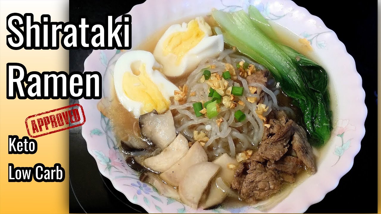 Beef Shirataki Ramen |Keto Ramen |Low Carb Recipe