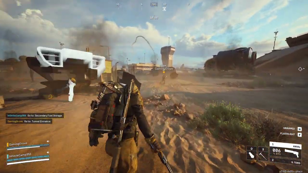 Arc Raiders Duos fighting the matriarch (with unfriendly guests)