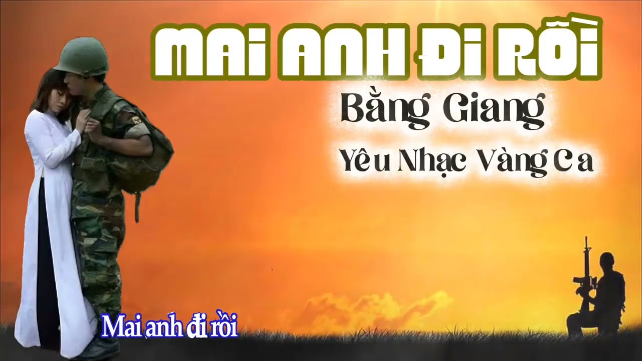 Mai Anh Đi Rồi | ST: Bằng Giang | Yêu Nhạc Vàng | Kichi Karaoke Cover
