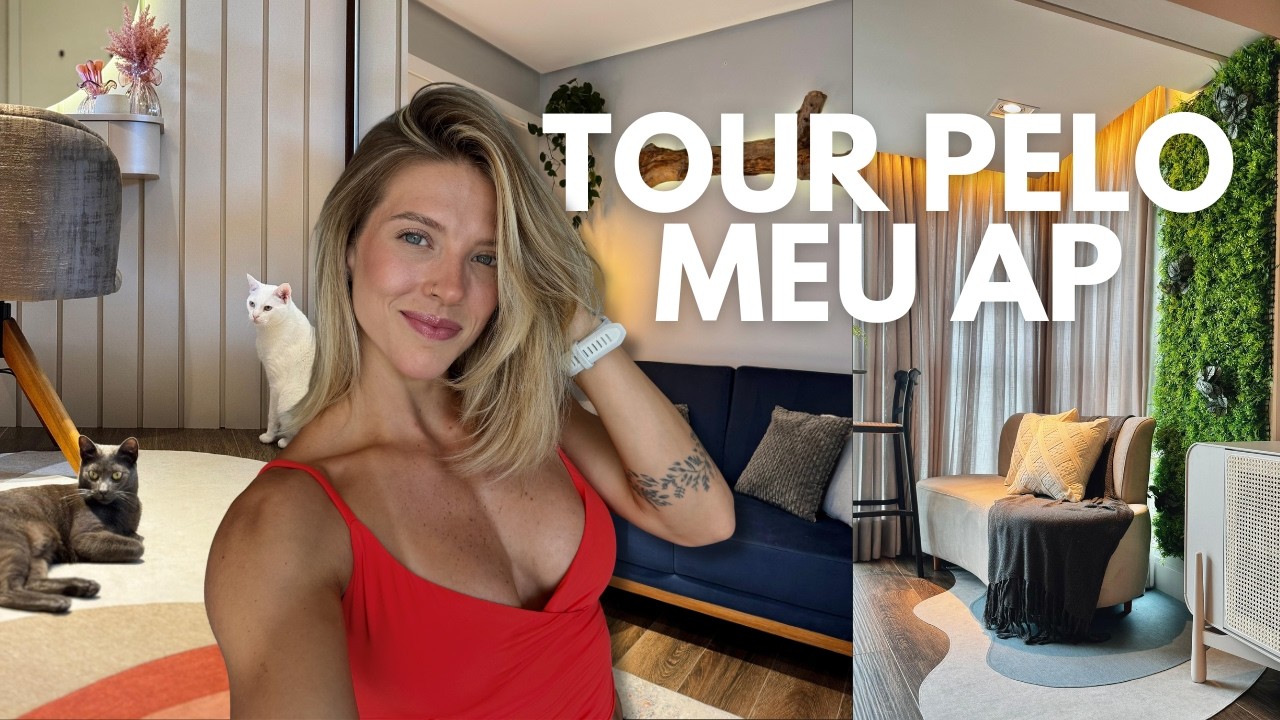 Tour completo pelo meu apartamento | todos os detalhes do meu apê