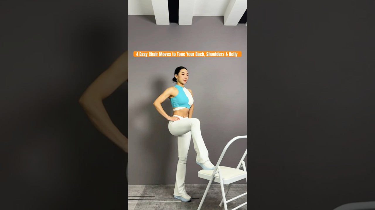 4 Easy Chair Moves That Help You Lose Belly Fat, Correct Posture, and Tone Upper Body