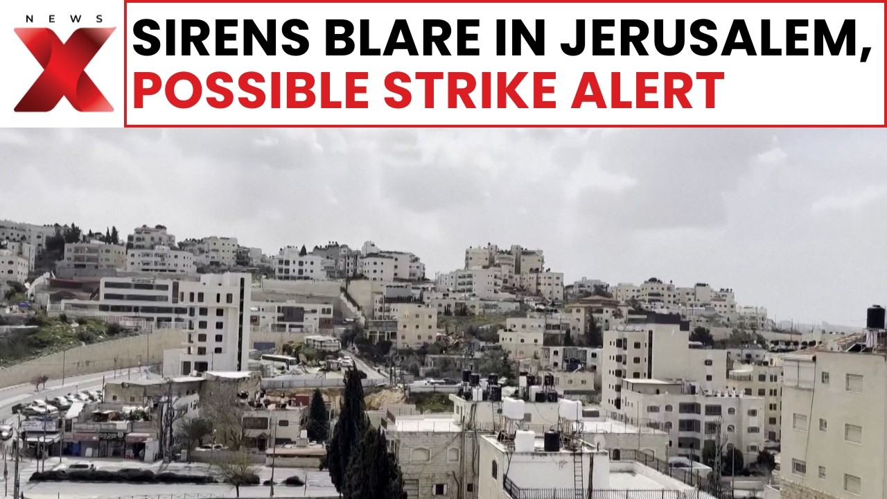 Iran-US War: Sirens sound in Jerusalem as residents warned of possible strike towards Israel