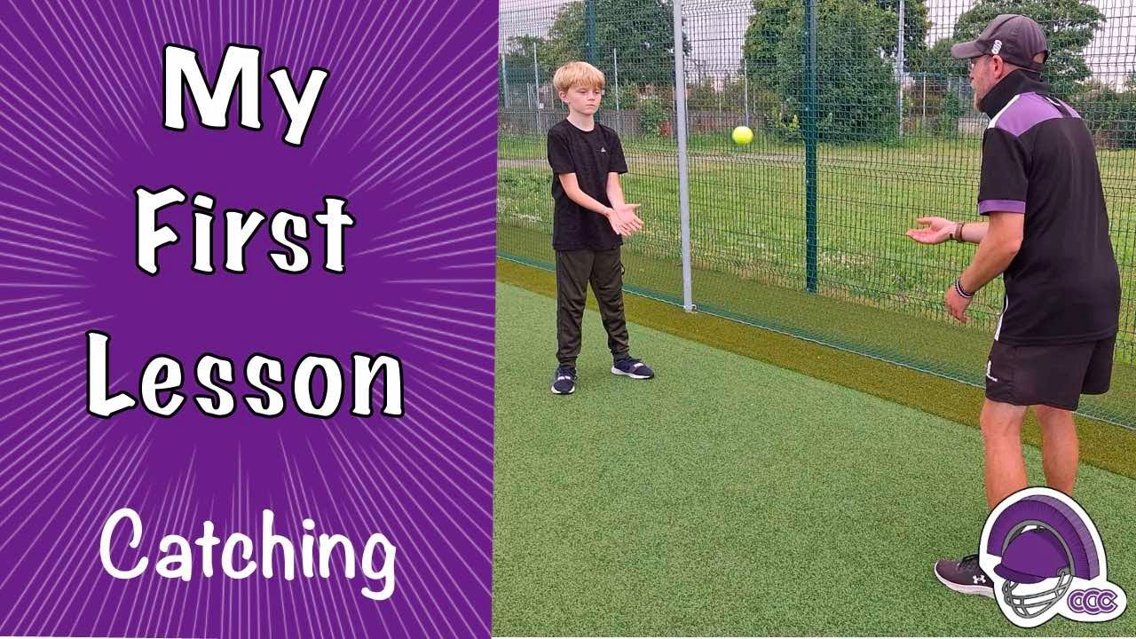 My First Cricket Lesson: Catching