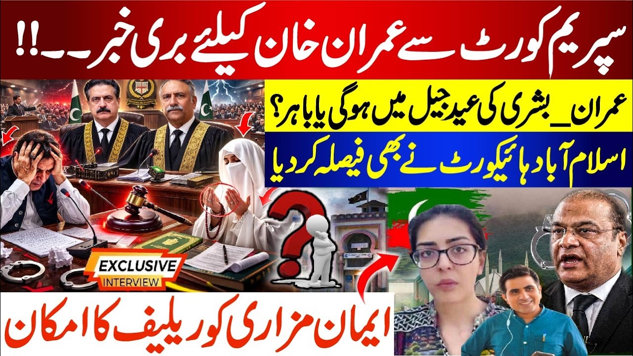 Supreme Court’s Big News for Imran Khan | Islamabad High Court Decision | Iman Mazari Relief Update