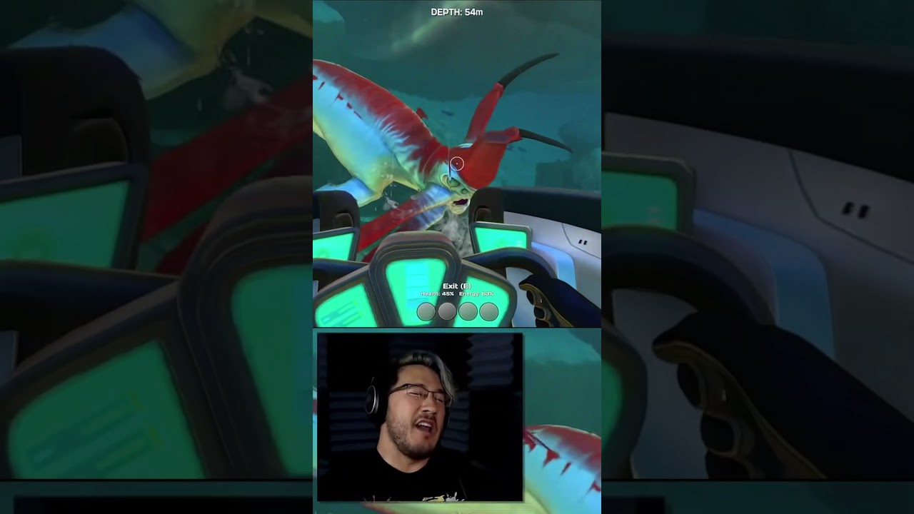 MARK MEETS REAPER LEVIATHAN FOR THE FIRST TIME | Markiplier Subnautica