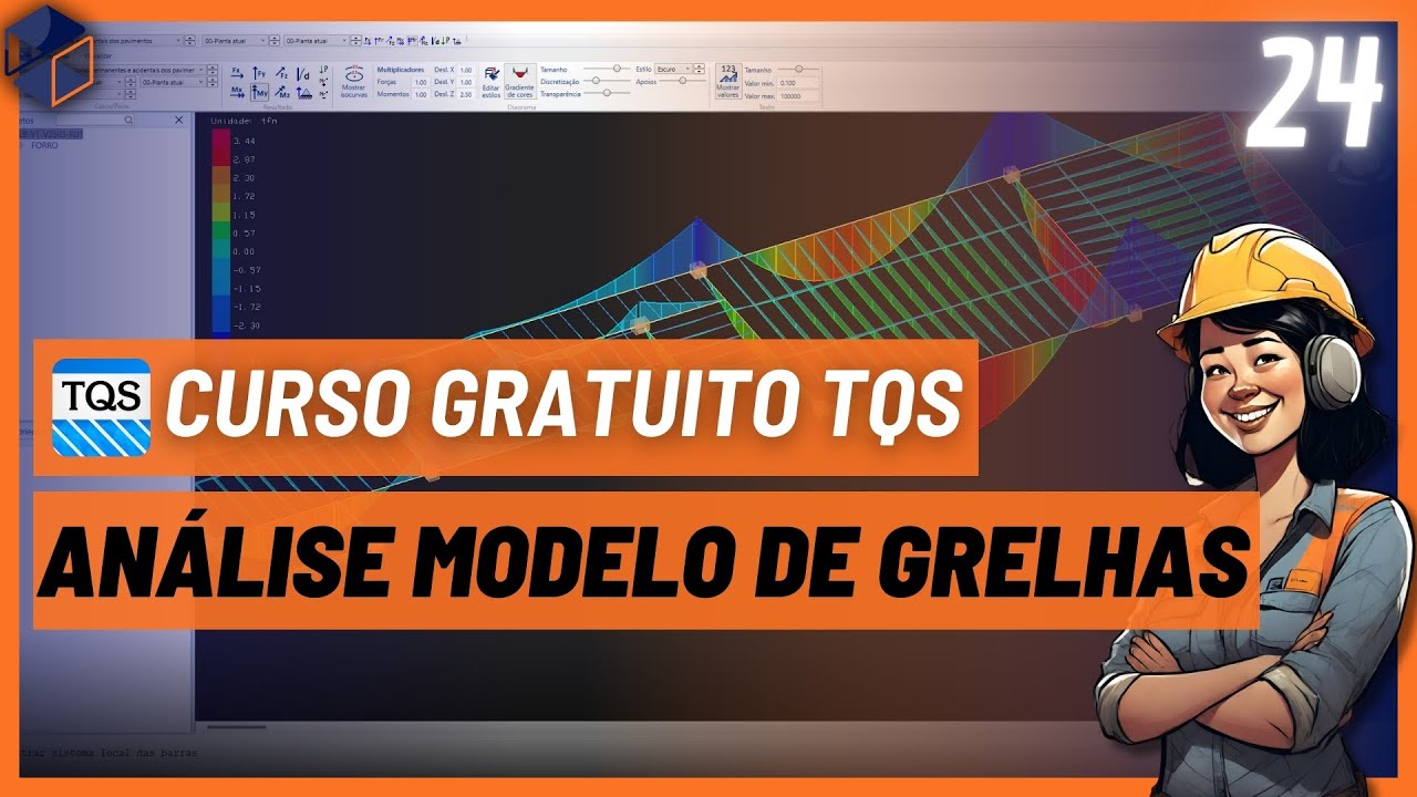 [CURSO TQS] 24  - Analisando Esforços e Comportamento da Estrutura (Grelhas)