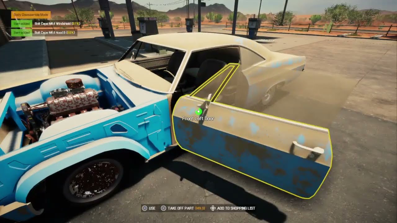 Car Mechanic Simulator 2021 disassembleing a impala