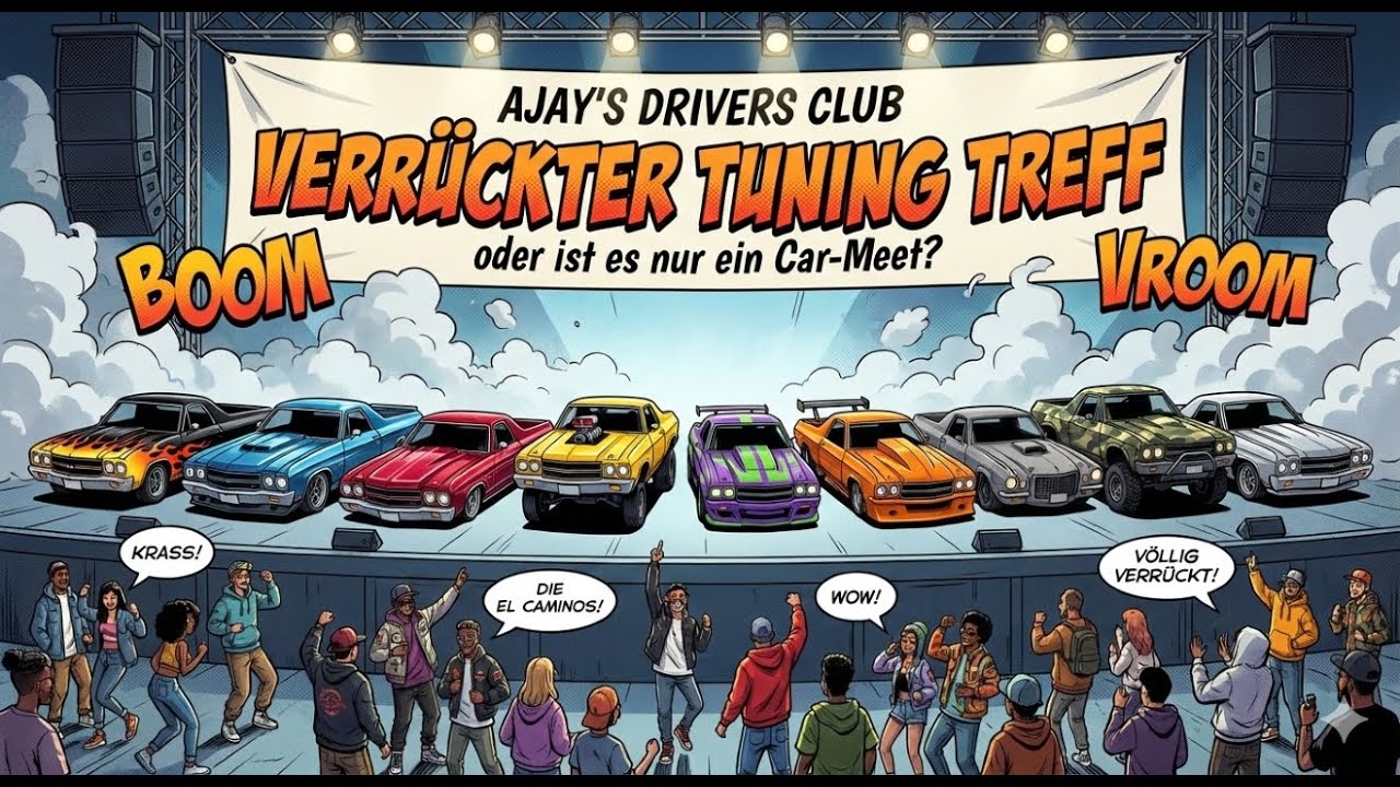 Ajay´s Drivers Club verrückter 🚓🚗🦼🚑🚓Tuning-Treff #17 mit Freunden 06.02.26