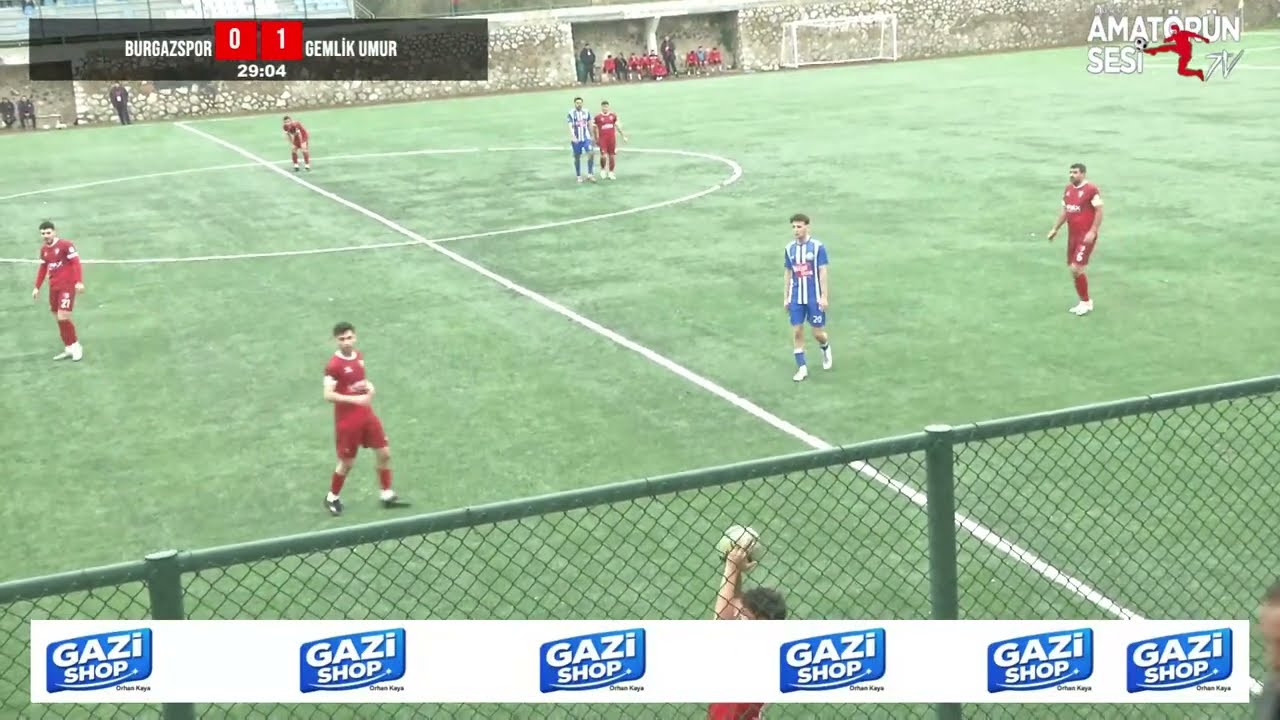 BURGAZSPOR-GEMLİK UMURSPOR FUTBOL KARŞILAŞMASI- SANAT TV