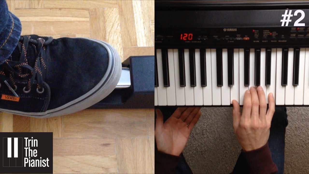 Cómo usar el pedal sustain del piano. Clase 2