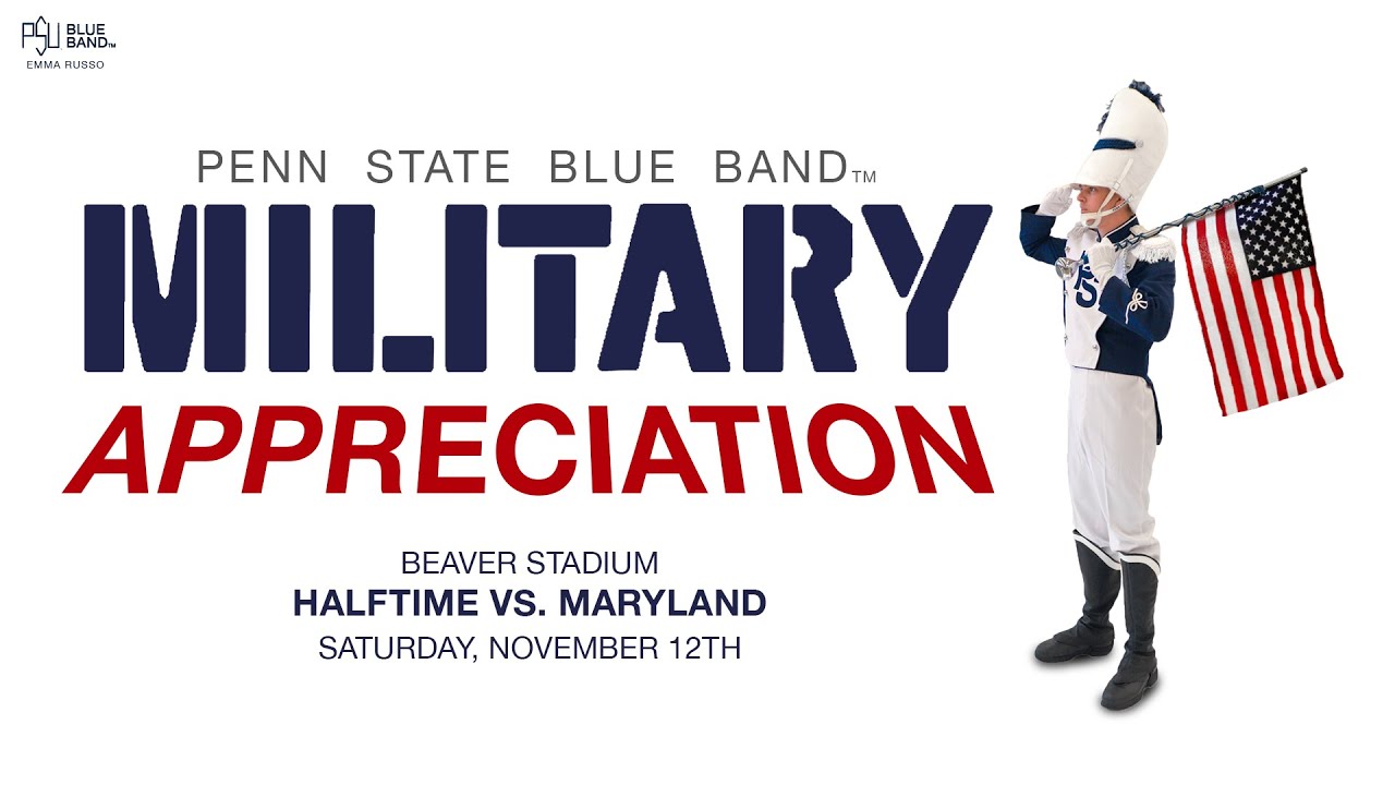 Military Appreciation Show - Penn State vs Maryland Halftime 11/12/22