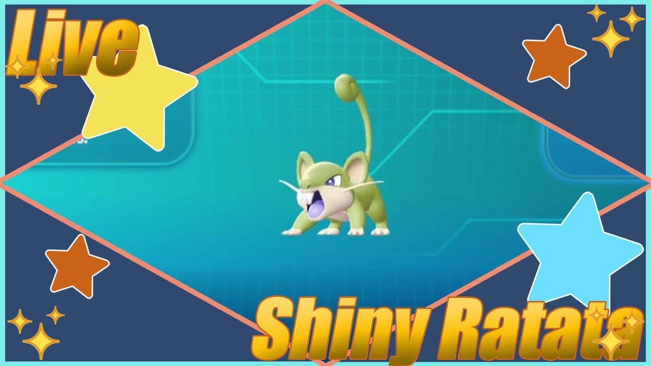 Live Shiny Rattata - Pokemo Let's go Eevee