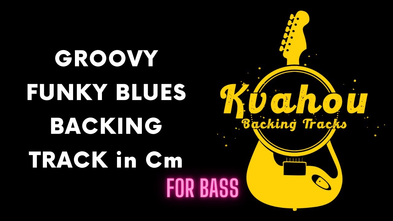 Groovy Funky Blues BASS Backing Track in Cm