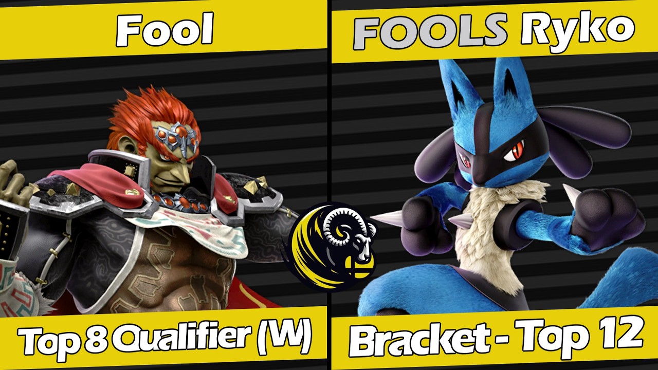 QuitYourFriendlies 68 Top 8 Qualifier - Fool (Ganondorf) vs Ryko (Lucario)