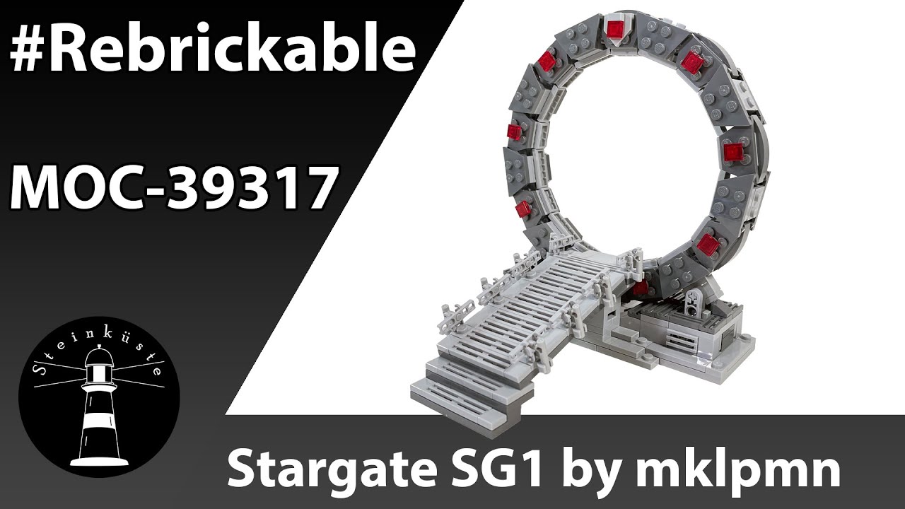 ENDLICH - Ein Stargate aus LEGO® - MOC-39317 Rebrickable und Bricklink